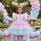 Pink Unicorn Birthday Party Frock for Girls m260296