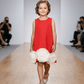 Girls red casual frock m250075