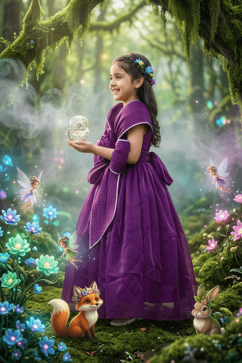 Girls Wine color Gown length premium dress m260002