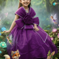 Girls Wine color Gown length premium dress m260002