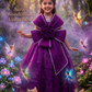 Girls Wine color Gown length premium dress m260002