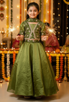 Green Designer lehenga choli set