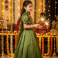 Green Designer lehenga choli set