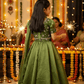 Green Designer lehenga choli set