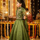 Green Designer lehenga choli set