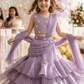 Purple Designer lehenga choli set