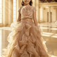 champagne Designer lehenga choli set