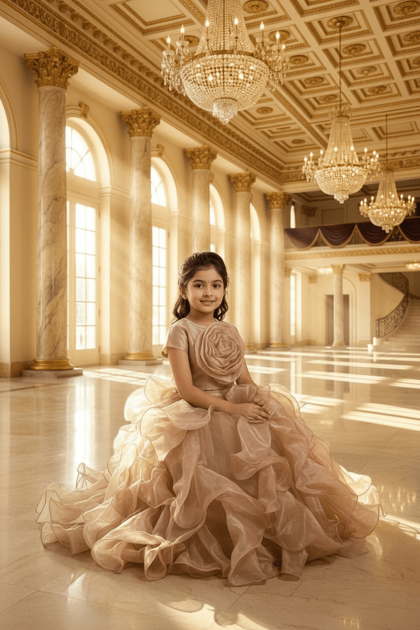 champagne Designer lehenga choli set