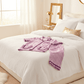 Girls Purple stripes night suit set