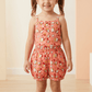 peach cotton co ord set M260007