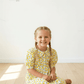 yellow cotton frock M260008