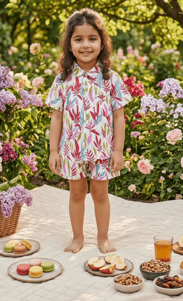white cotton co ord set
