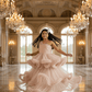 Girls Champagne Gown length Party dress M232201