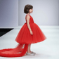 Girls Red  Party frock m240029