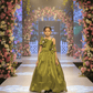Green Designer Party Wear Gown