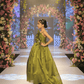 Green Designer Party Wear Gown