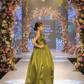 Green Designer Party Wear Gown