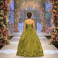 Green Designer Party Wear Gown