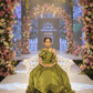 Green Designer Party Wear Gown