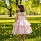 Girls champagne  Party frock m240016