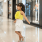 Girls premium skirt and top clothing set-M250021