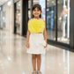 Girls premium skirt and top clothing set-M250021