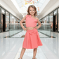Girls knee length coord set