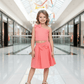 Girls knee length coord set