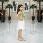 Girls premium skirt and top clothing set-M250019