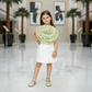 Girls premium skirt and top clothing set-M250019