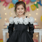 Girls black Knee length Party frock