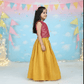 Girls Gold Party Dress