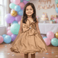 SALE Girls Copper Tulle Party Dress-m250009