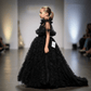 Girls Black Gown length dress M230901