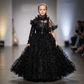 Girls Black Gown length dress M230901