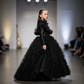 Girls Black Gown length dress M230901