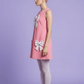 Girls pink casual frock m260017