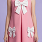 Girls pink casual frock m260017