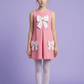 Girls pink casual frock m260017