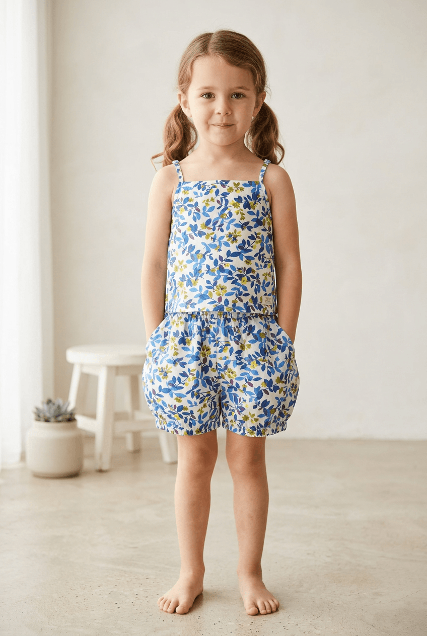 white cotton co ord set M260018