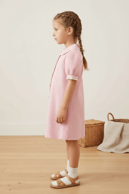 white cotton frock M260026