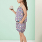 purple cotton co ord set M260019