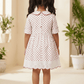 white cotton frock M260026