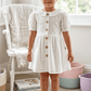 White cotton frock M260027