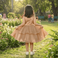SALE Copper party frock for girls-M250010
