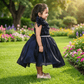 blue party frock for girls-M250014