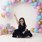 blue party frock for girls-M250015