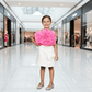Magenta skirt and top for girls-M250020