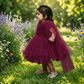 wine party frock for girls-M250026