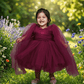 wine party frock for girls-M250026